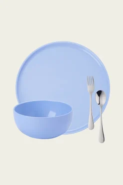 Complete Dinnerware Set in Blue