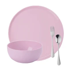 Complete Dinnerware Set in Pink