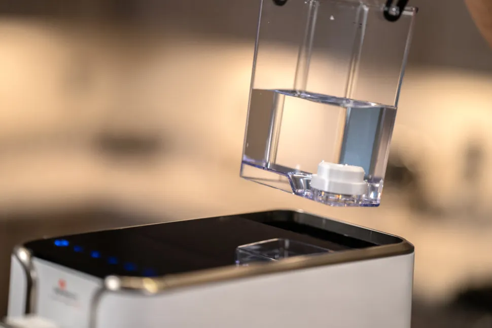 Concierge Elite Fully Automatic Bean to Cup Espresso Machine in Diamond White