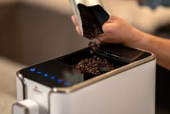 Concierge Elite Fully Automatic Bean to Cup Espresso Machine in Diamond White