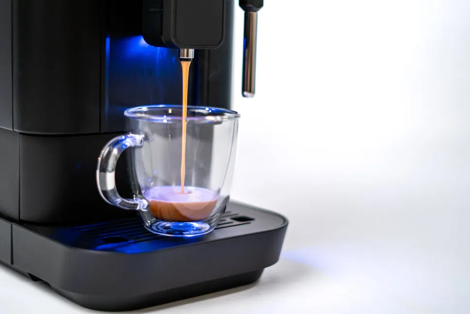 Concierge Elite Fully Automatic Bean to Cup Espresso Machine in Infinite Black