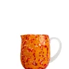 Confetti Pitcher in Red/Orange