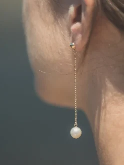 Connie Earrings in White