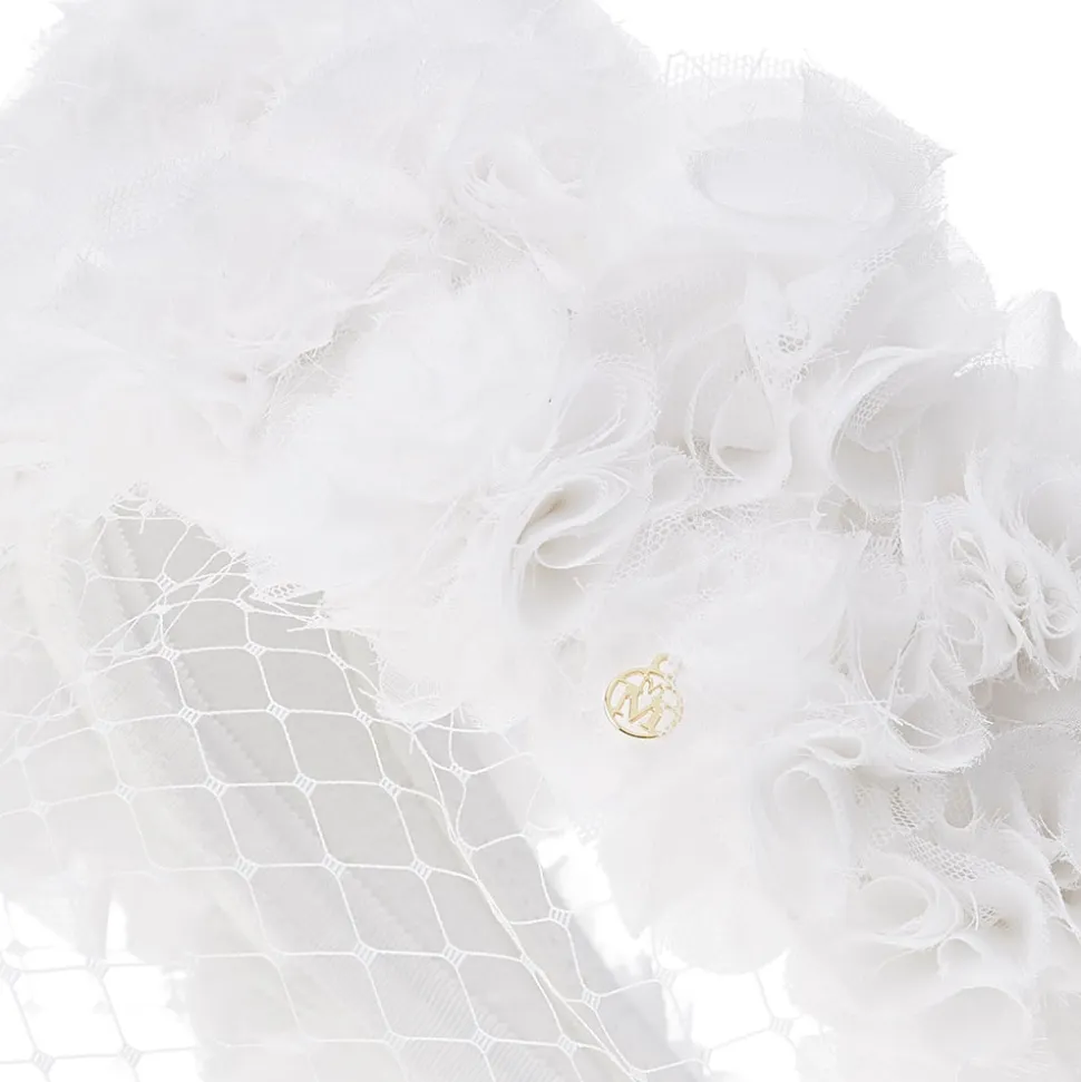Constance Tiara With Flowers And Veil