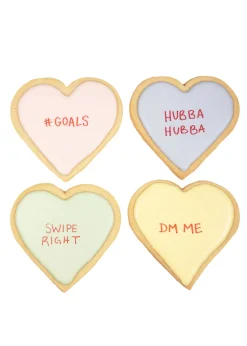 Conversation Heart Sugar Cookies, Set of 12