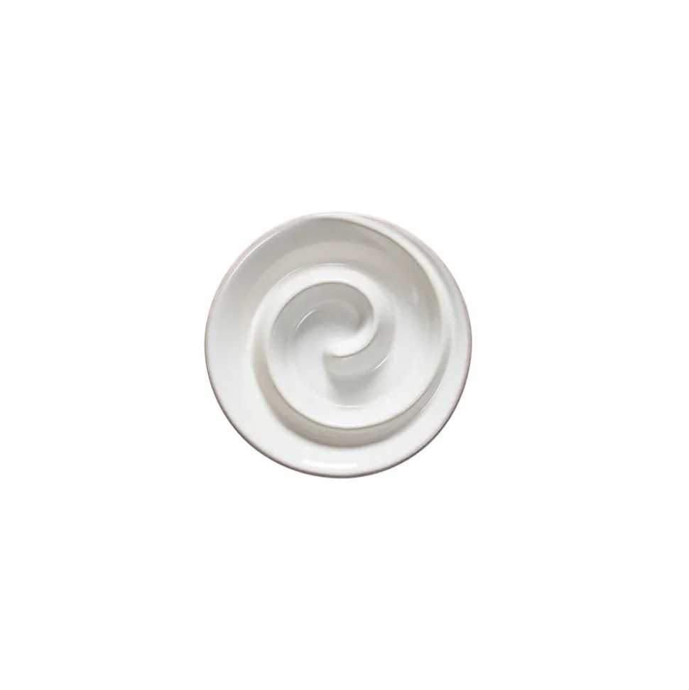 Cook & Host Collection Spiral appetizer dishes in White, Set of 6