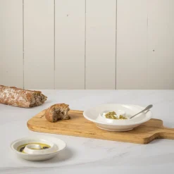 Cook & Host Collection Spiral appetizer dishes in White, Set of 6