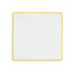 Cora Placemat And Napkin Set In Yellow
