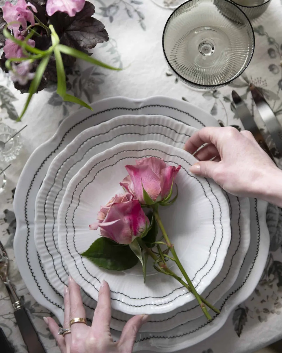 Coral Coffee Cup With Plate