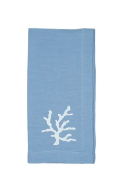 Coral Collection Napkin and Placemat in Mavi, Set of 2
