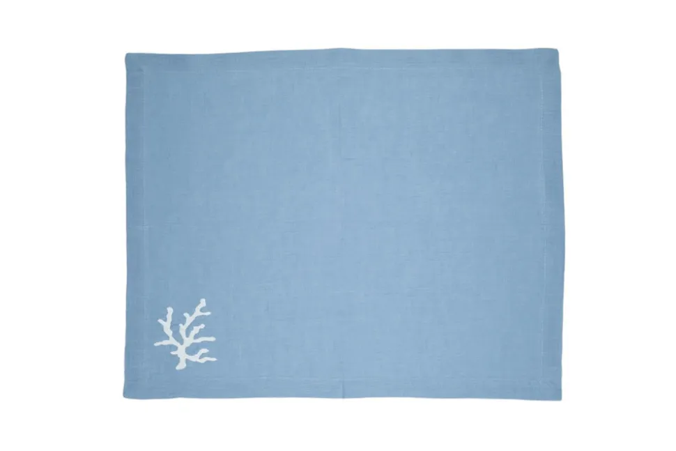 Coral Collection Placemat in Mavi, Set of 4