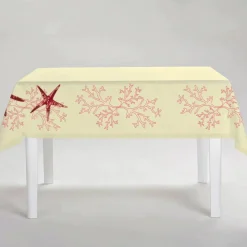 Coral Pink Corallo Tablecloth