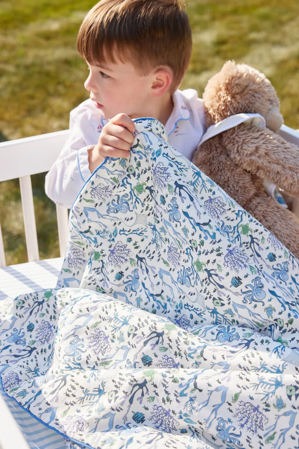 Coral Reef Crib Quilt