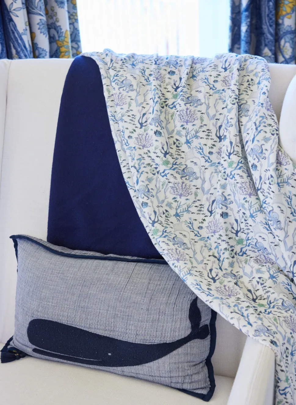 Coral Reef Shawl Blanket