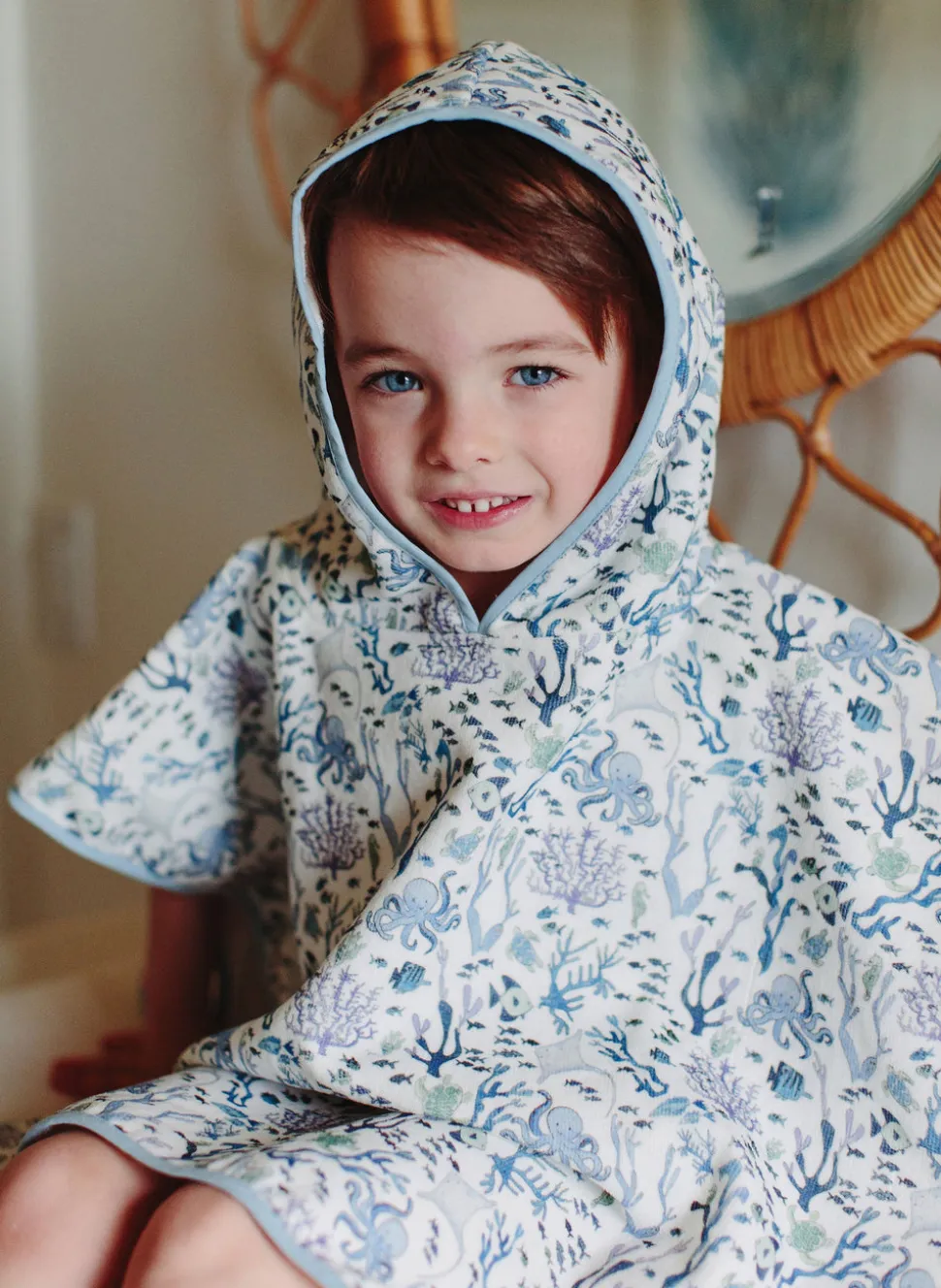Coral Reef Swim Poncho