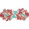 Coral Spray Runner in Coral & Turquoise