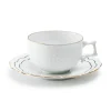 Coral Tea Cup With Plate