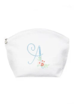 Cosmetic Waffle Weave Bag, Personalized