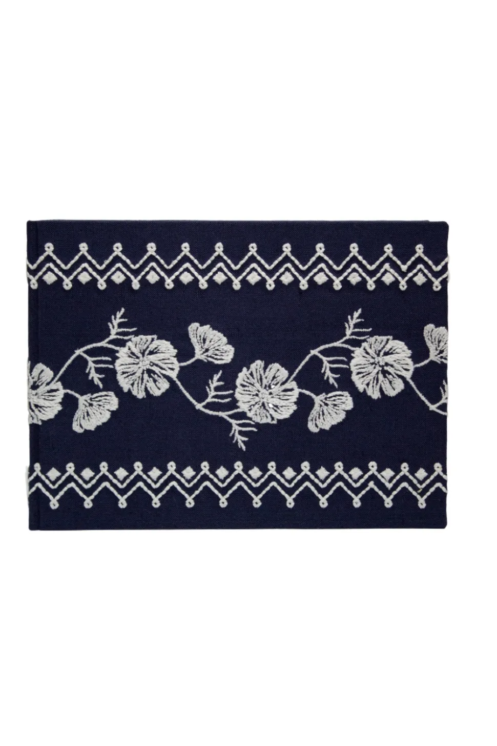 Cosmo Guest Book in Navy Stripe