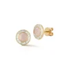 Cosmos Studs in Pink Opal
