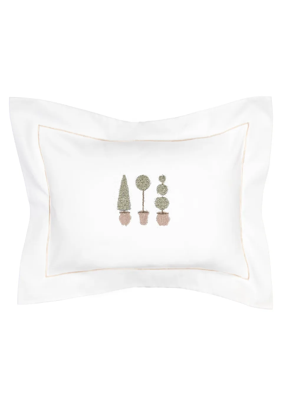 Cotton Percale Boudoir Pillow Cover
