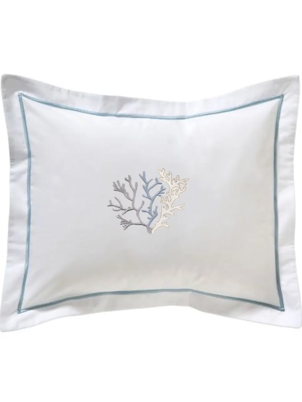 Cotton Percale Boudoir Pillow Cover