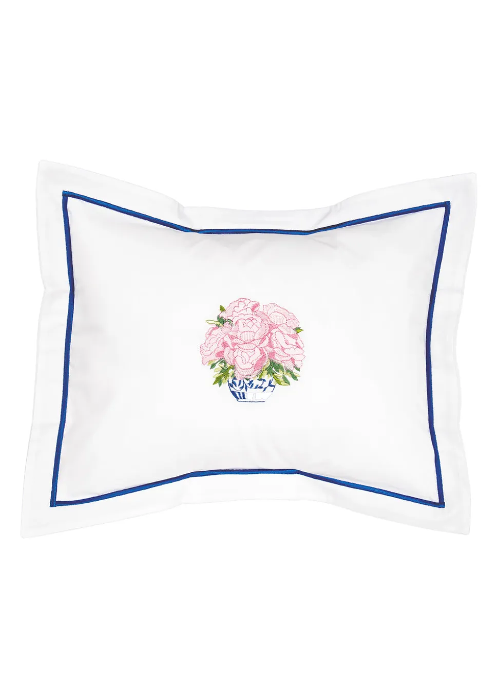 Cotton Percale Boudoir Pillow Cover