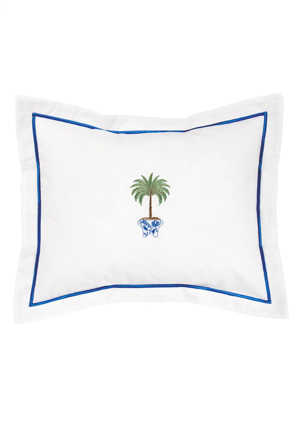 Cotton Percale Boudoir Pillow Cover