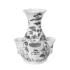 Country Estate 11.5" Tulipiere Vase in Flint Grey
