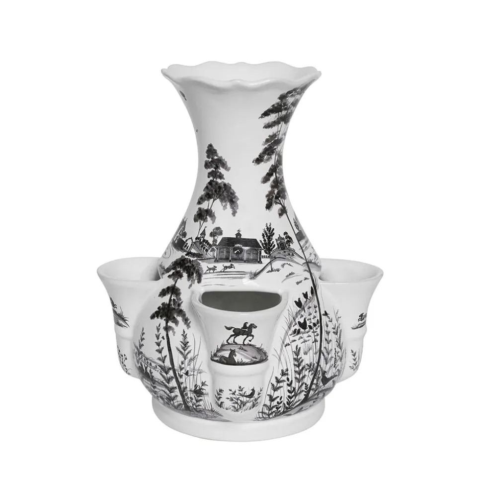 Country Estate 11.5" Tulipiere Vase in Flint Grey