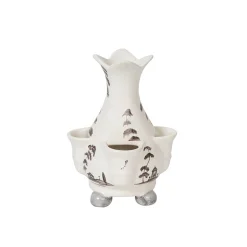 Country Estate 6" Tulipiere Vase in Flint Grey