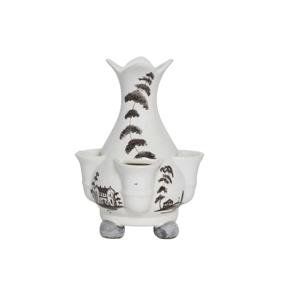Country Estate 6" Tulipiere Vase in Flint Grey