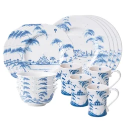 Country Estate Blue 16 pc Set