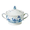 Country Estate Delft Blue Sugar Pot Main House