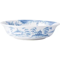 Country Estate Delft Blue 13" Serving Bowl Kite Fliers