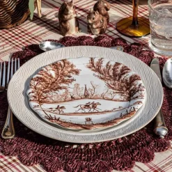 Country Estate Harvest Party Plate Assorted, Set of 4
