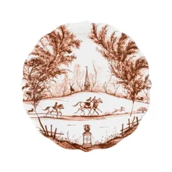 Country Estate Harvest Party Plate Assorted, Set of 4