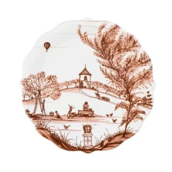 Country Estate Harvest Party Plate Assorted, Set of 4