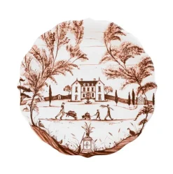 Country Estate Harvest Party Plate Assorted, Set of 4