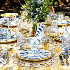 Country Estate Place Card, Set of 12 in Delft Blue