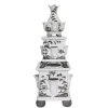 Country Estate Tulipiere Tower in Flint Grey, Set of 3