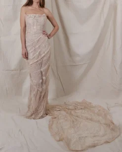 Court Embroidered Gown