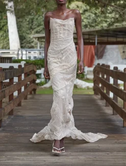 Court Embroidered Gown