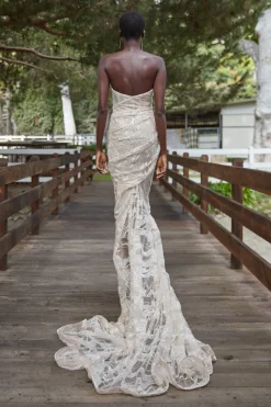 Court Embroidered Gown