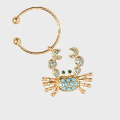 Crab Wine Charms in Rainbow