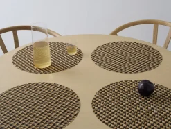 Crane Round Placemat in Honey