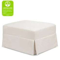 Crawford Gliding Ottoman in Performance Cream Eco-Weave