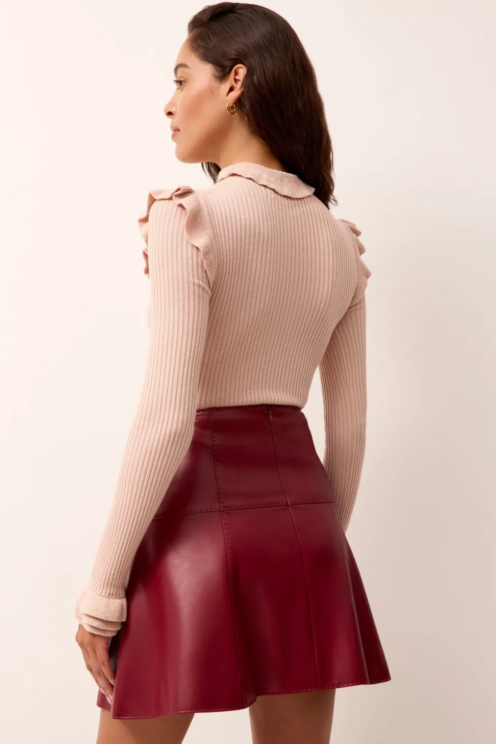 Crawford Skirt in Brick