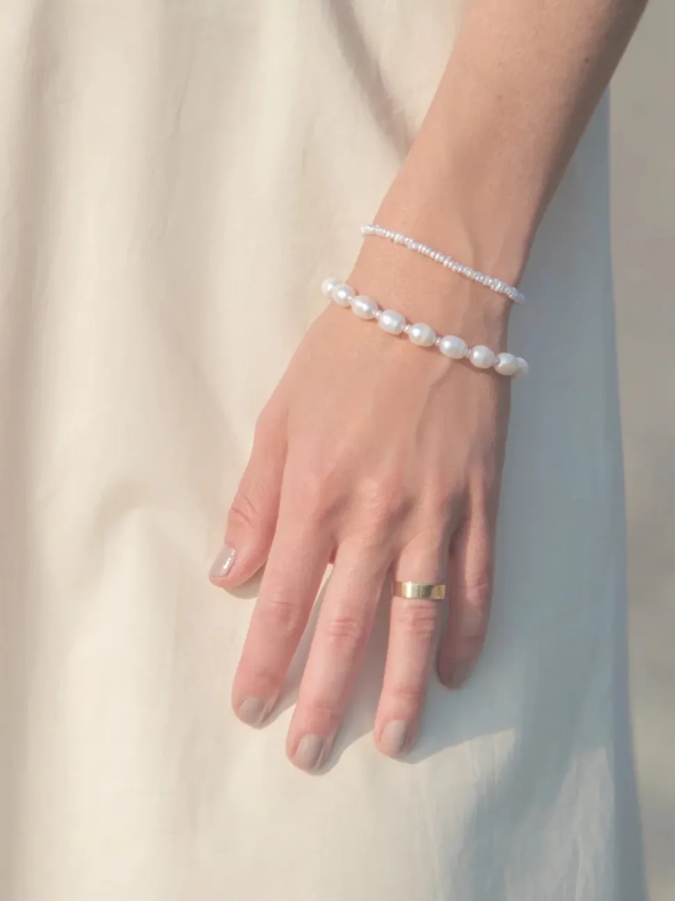 Crew Bracelet in White