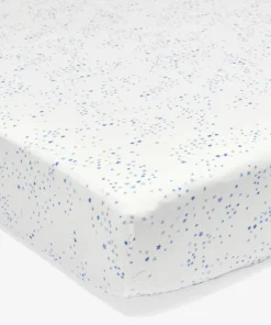 Crib Sheet in Blue Star